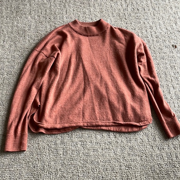 Madewell Sweaters - Rust mock neck sweater